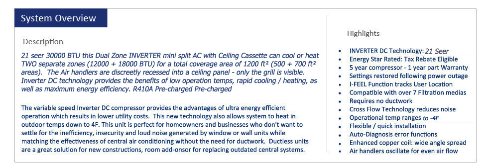 Thermocore Mini Split