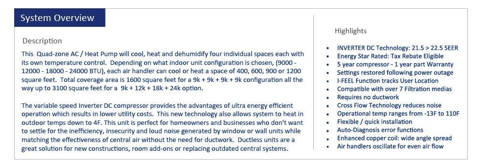 Thermocore Mini Split