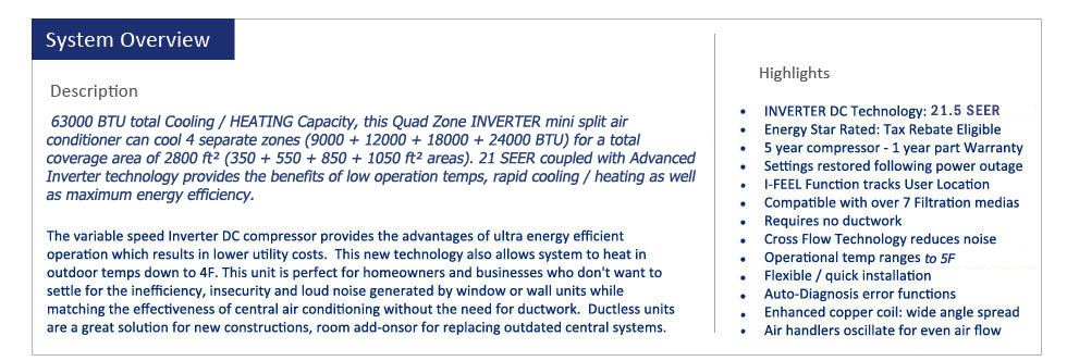 Thermocore Mini Split