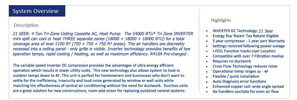 Thermocore Mini Split